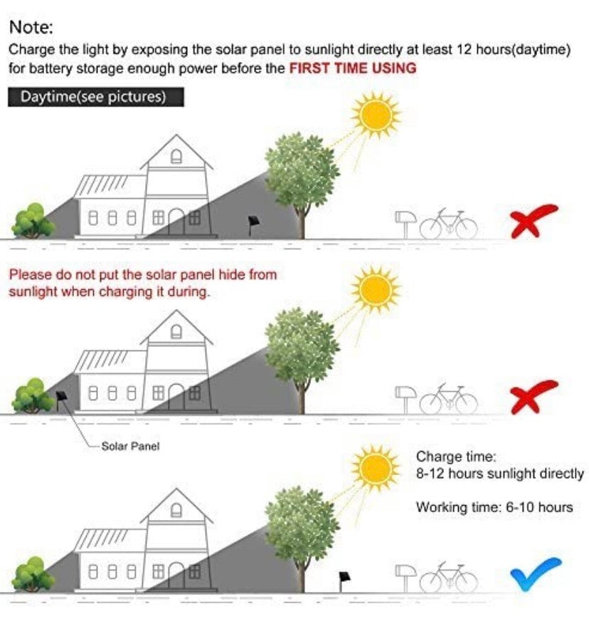 Solar String Lights 200 LED Fairy Lights (Blue)