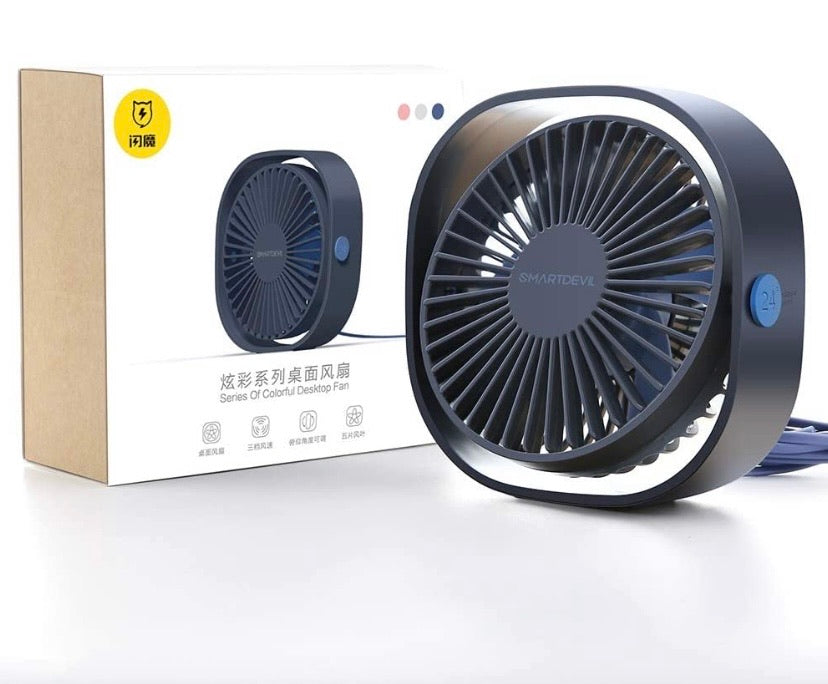 Small Personal USB Desk Fan