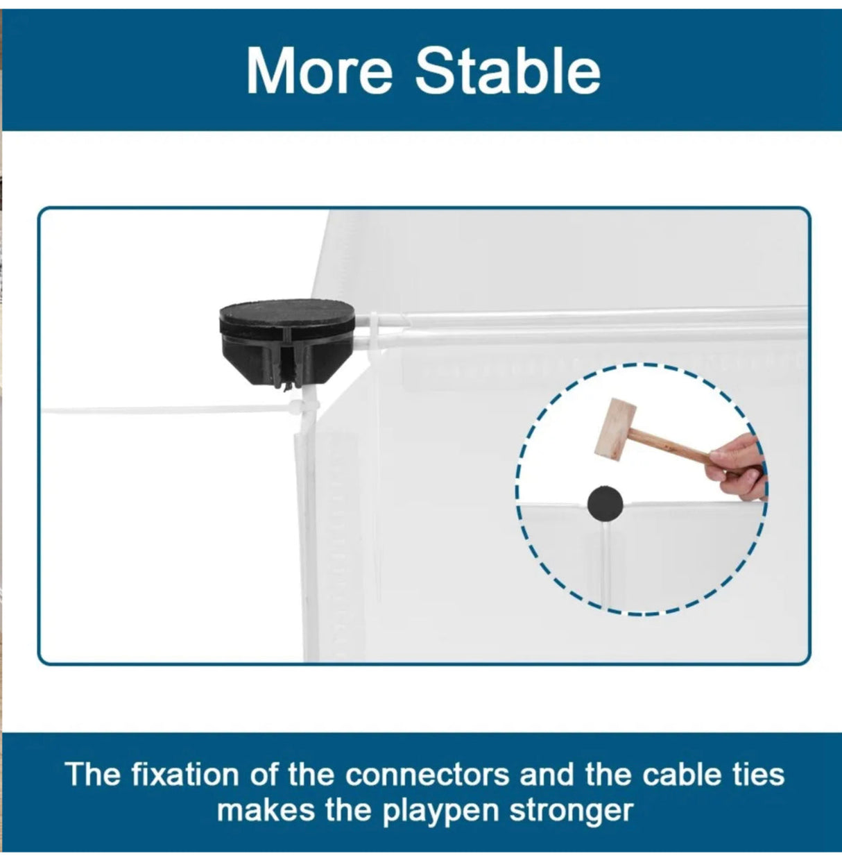 Pet Playpen 20 Panels DIY Small Animal Cage for Indoor Dog Cat Exercise Pen Yard