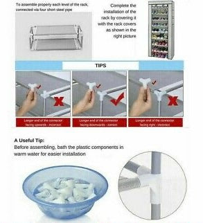 Portable Clothes Closet Wardrobe Storage Cabinet