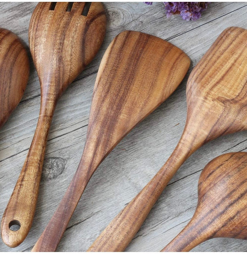 Wooden Utensils Set