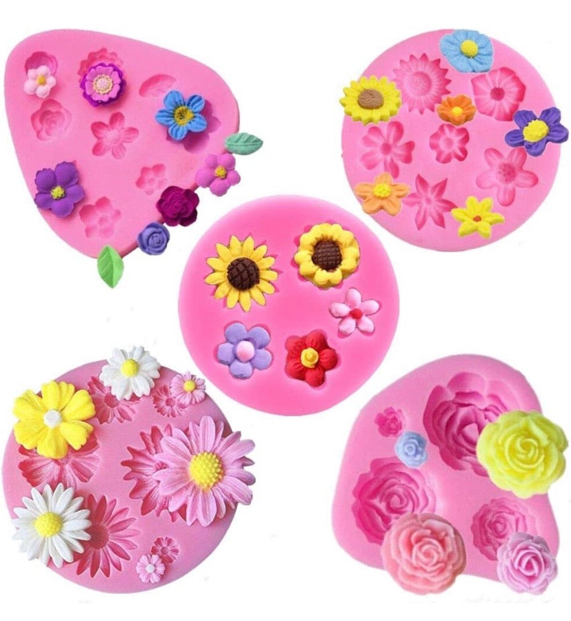 Flower Fondant Cake Moulds