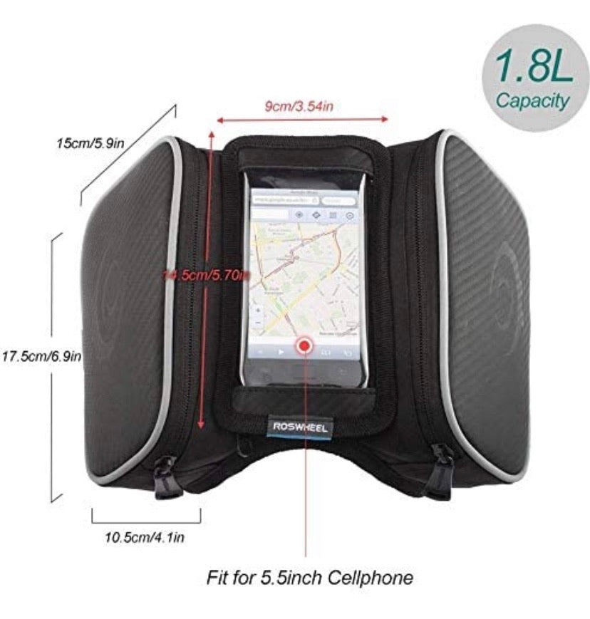 Cell Phone Double Pouch Holder