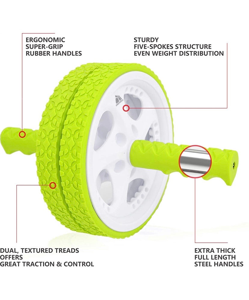 Meteor Tyre Tread Ab Roller Wheel