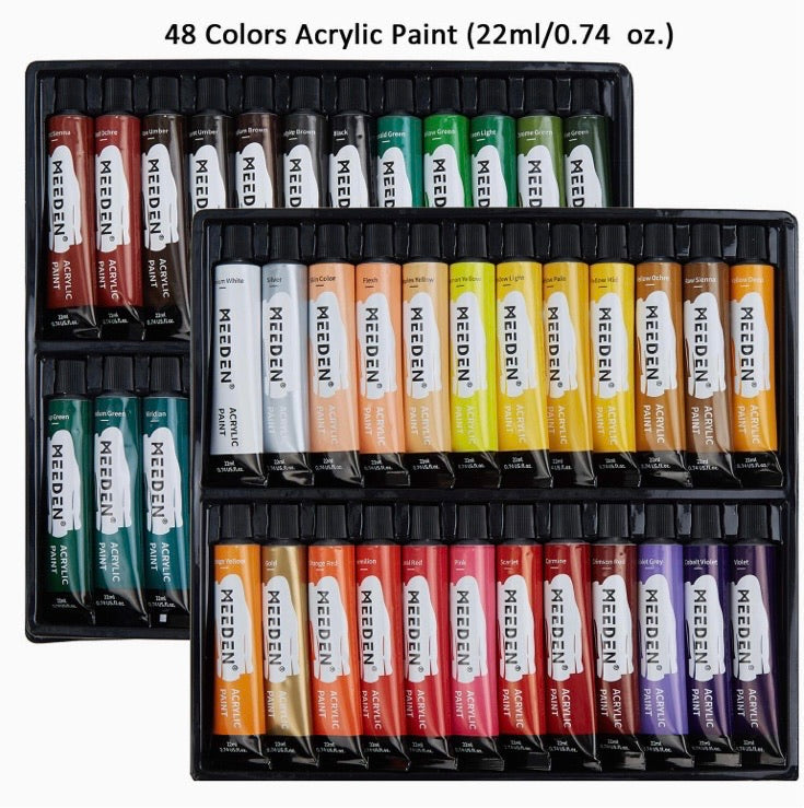 MEEDEN 71-Piece Acrylic Painting Set