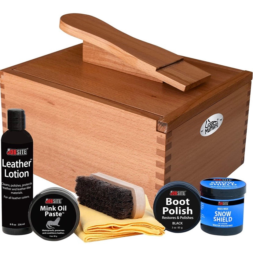 Professional Shoe Shine Valet Kit