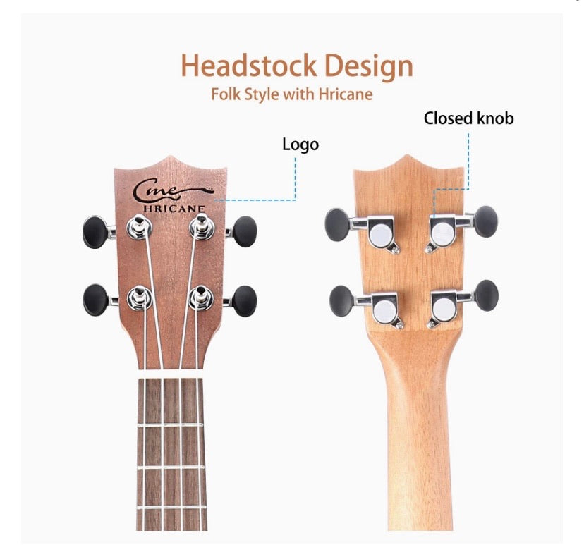 Hawaiian Ukele with Ukulele Case and Ukele Strings Set