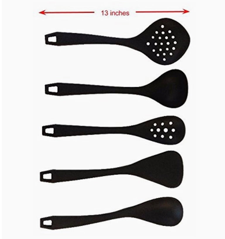 Checkered Chef Silicone Cooking Utensil Set