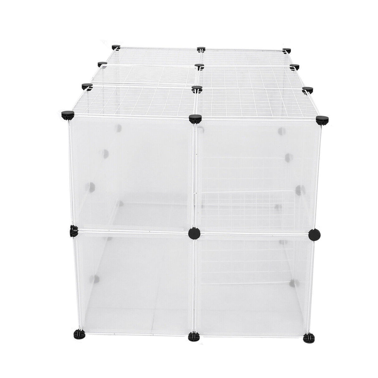 28pcs Pet Dog Playpen Puppy Exercise Panel Cage Enclosure Fence Portable Metal