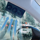 Solar Powered Car Radiator Cooling Fan With 3 Air Outlets Car Window Air Vent Fan USB Powered Auto Ventilation Fan For All Cars