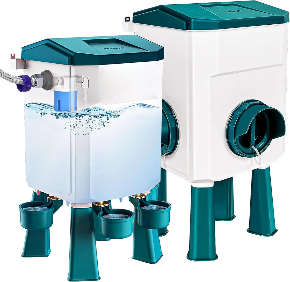 Automatic Chicken Feeder & Waterer Set – 8 kg Feed / 7 L Water