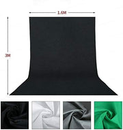 Complete 2700W Photography Studio Lighting Kit with 4 Backdrops