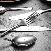 48-Piece Mirror-Polished Stainless Steel Cutlery Set for 8