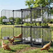 2-Level Metal Chicken & Small Animal Cage – 108 cm