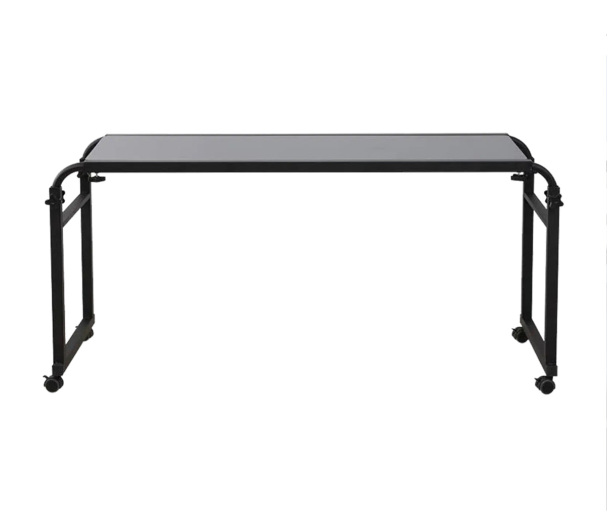 Mobile Overbed Laptop & Work Table with Wheels