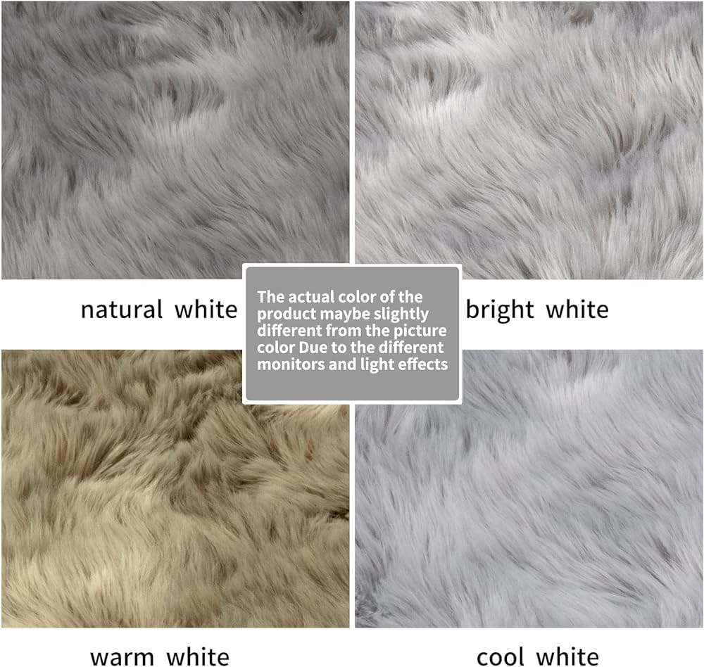 60 × 180 cm Pink Faux-Sheepskin Fur Runner