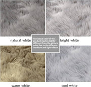 60 × 180 cm Pink Faux-Sheepskin Fur Runner