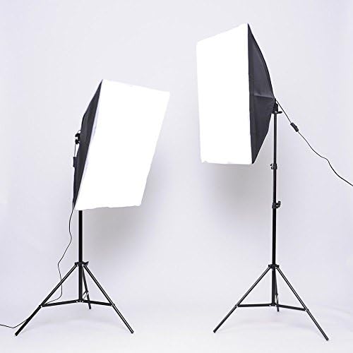 Complete 2700W Photography Studio Lighting Kit with 4 Backdrops