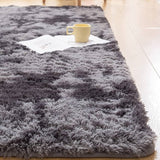 Area Rug Super Soft Indoor Modern Shag Shaggy Silky Smooth Rugs Fur Fluffy Anti-Skid Carpet Living Room Dining Room Bedroom Floor Mat