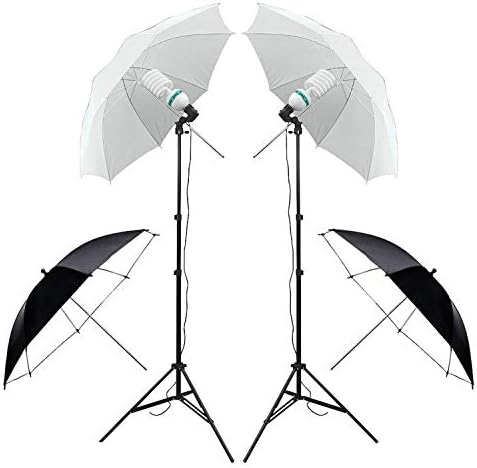 Complete 2700W Photography Studio Lighting Kit with 4 Backdrops