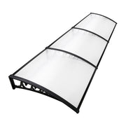 Window Door Awning 1mx3m Transparent