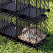 2-Level Metal Chicken & Small Animal Cage – 108 cm