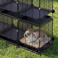 2-Level Metal Chicken & Small Animal Cage – 108 cm