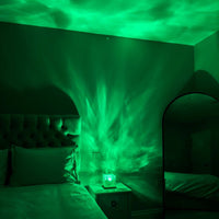 16-Colour Aurora & Ocean Ripple Cube Lamp – Rechargeable