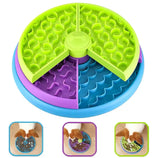 Pet Puzzle Slow Feeder Interactive Dog Puzzle Game Layers Detachable Slow Eating Dog Bowl Anti-anxiety Dog Feeder Bowl