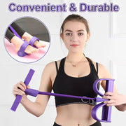 Resistance Band with Foot Pedals