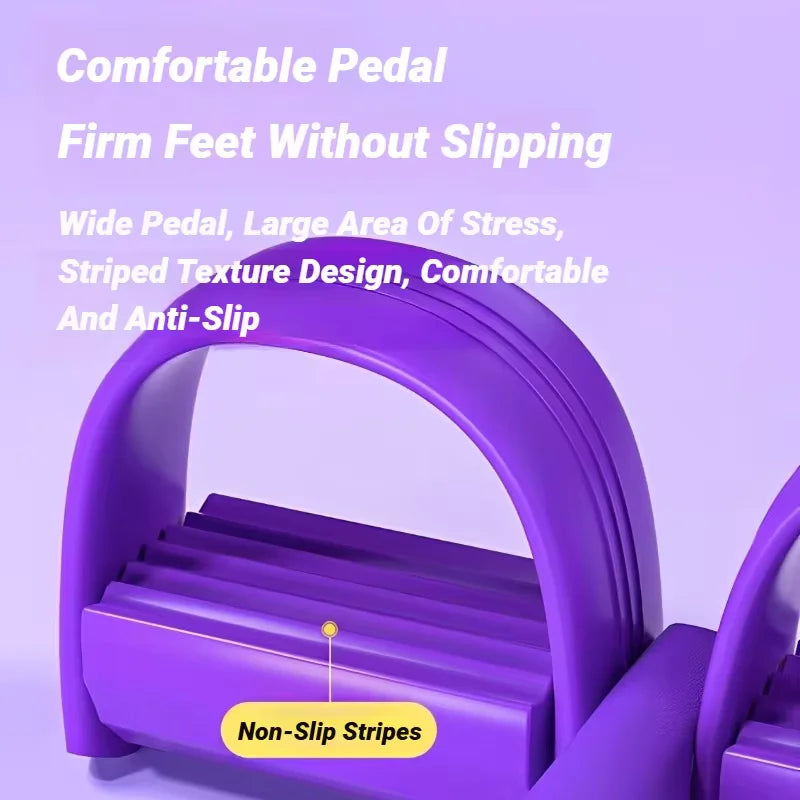 Resistance Band with Foot Pedals