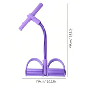 Resistance Band with Foot Pedals