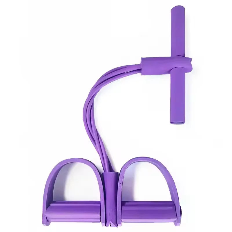 Resistance Band with Foot Pedals