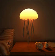 Swimming Sound-activated Jellyfish Lamp Spirit Touch Feet Full Color Gradient Color Can Be Hung Or Stand Ambient Light