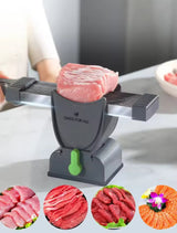 All Miniature Manual Stainless Steel Fresh Meat Cutter Chopper for Meat Slicing Strips Dices for Home Kitchen