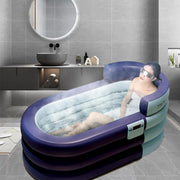 Inflatable Adult Soaking Tub with Rechargeable Pump – 2 Colours