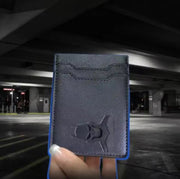 Bat-Inspired Slim Two-Pocket Card Wallet