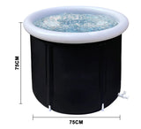 Portable Ice Bath Tub Athletes Cold Hot Water Therapy Folding Bathtub