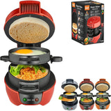 Multifunction Hamburger Maker Sandwich Toaster Breakfast Waffle Grill for Home