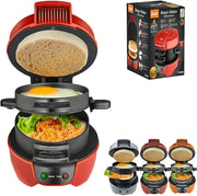 Multifunction Hamburger Maker Sandwich Toaster Breakfast Waffle Grill for Home