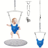 Baby Jumper with Ceiling Hook - Adjustable Indoor/Outdoor Activity for Small Spaces, 6-Month & Up