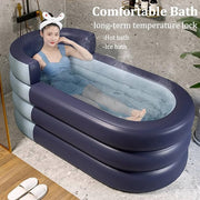 Inflatable Adult Soaking Tub with Rechargeable Pump – 2 Colours