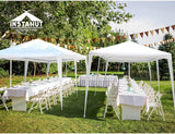 3x6 Marquee Gazebo, Camping Tent Wedding Gazebos Garden Shed Outdoor Party Canopy Patio Carport Car, White 4 Window Wall Carry Bag Water Resistant and UV