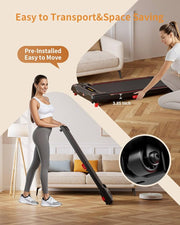 2.5 HP Incline Walking Pad with Handlebar – 150 kg Capacity