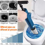 Toilet Plunger Drain Clog Remover High Pressure Air Drain Blaster Gun Drain Clog Remover Tool for Bathroom Sink Kitchen Clogged