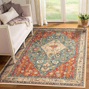 Soft Washable Boho Area Rug with Non-Slip Backing