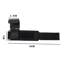 Weight-Lifting Hook Grips with Wrist Wraps