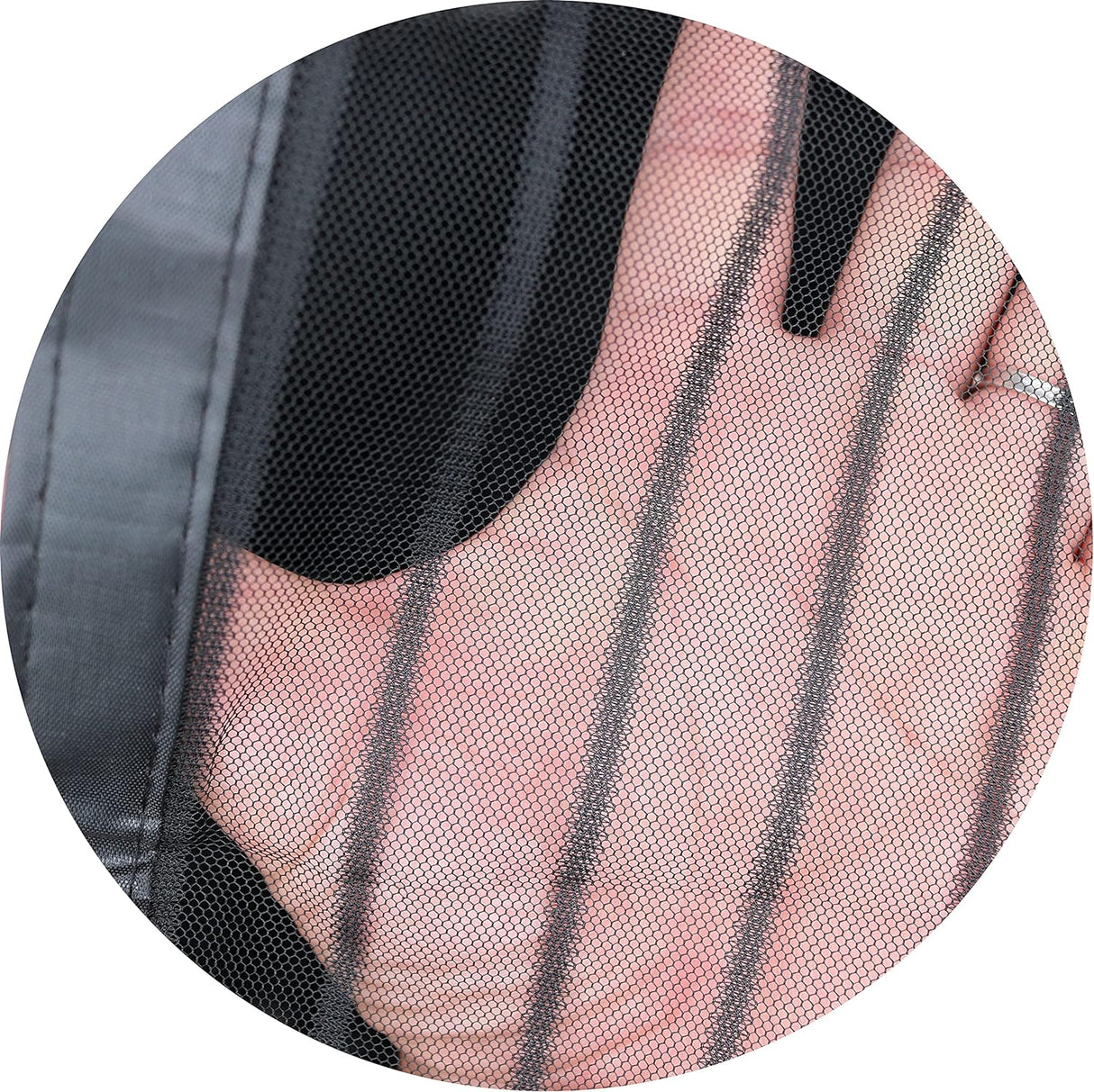 36pcs Strong Magnets Magnetic Door Screen Fly Screen Door Mosquito Nets for Room Door Size 35.43''X82.7''(90x210cm) Full Frame Loop and Hook