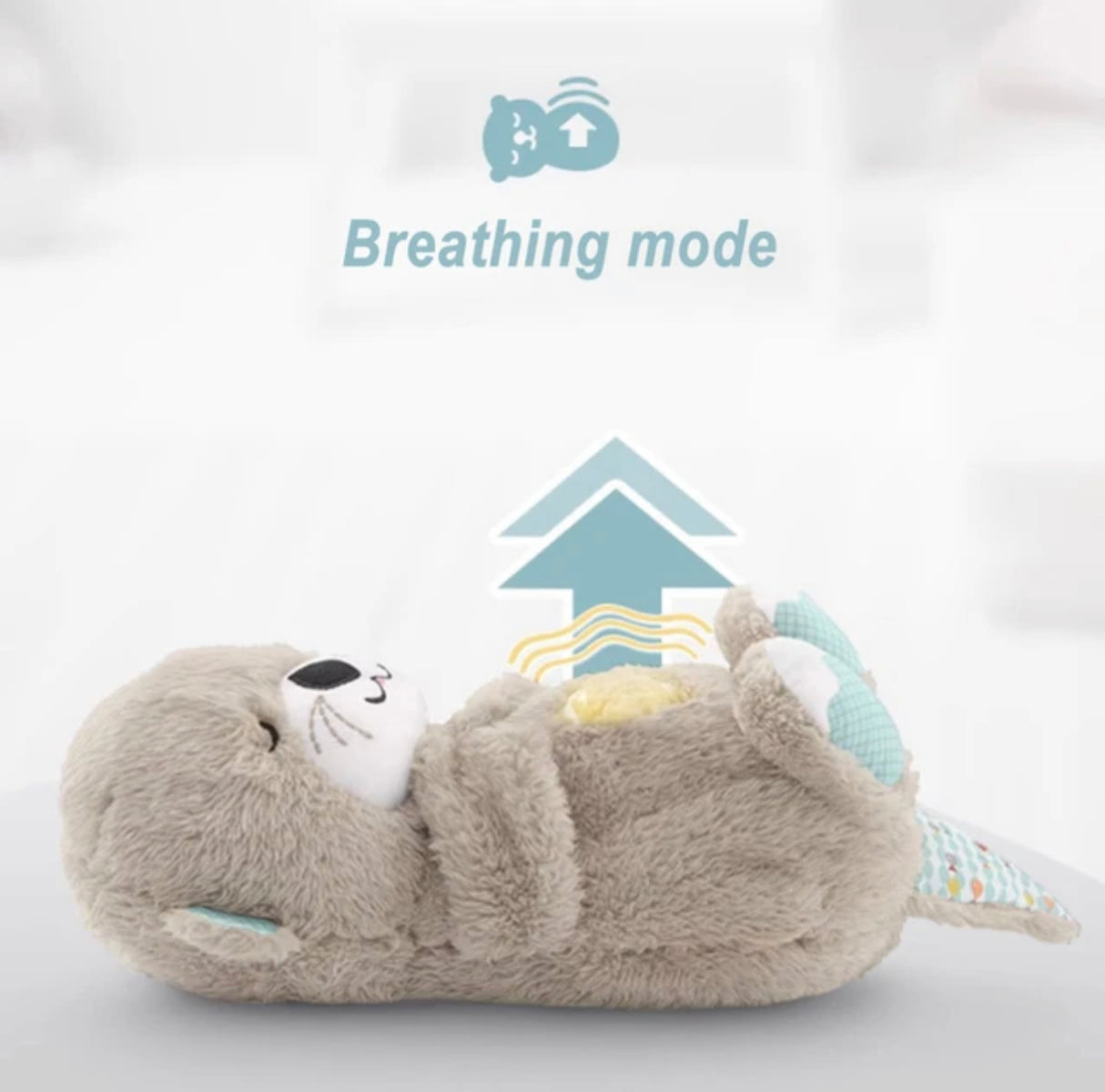 Breathing Bear™ Breathing Baby Bear, Sleep and Playmate, Bear Musical Stuffed Plush Toy with Light & Sound (Buy 2 Get 1 FREE-Add 3 items to cart)