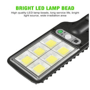 8000W LED Solar Flood Light Motion Sensor Security Wall Yard Street Outdoor Lamp